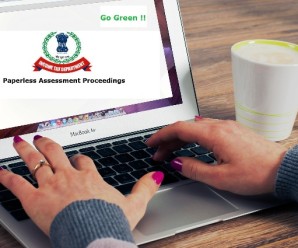 Paperless Assessment Proceedings CBDT (Income Tax Department)