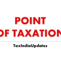Service Tax Point of Taxation Rules 2016