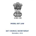 Revised Model GST Law, IGST Law and Draft Compensation Law