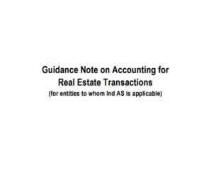 Guidance Note on Accounting for Real Estate Transactions